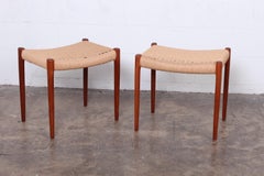 Pair of Stools by Niels O. Møller