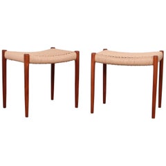 Pair of Stools by Niels O. Møller