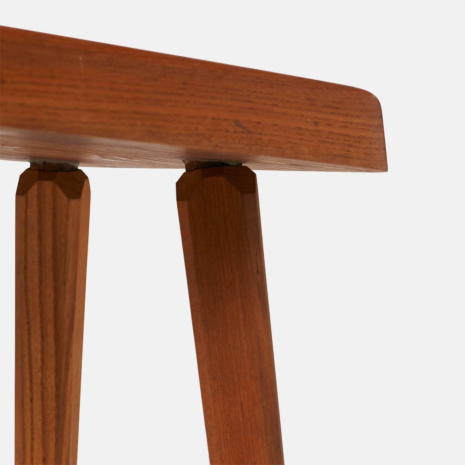 Mid-20th Century Pair of Stools by Pierre Chapo Model S01A