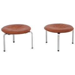 Pair of Stools by Poul Kjærholm