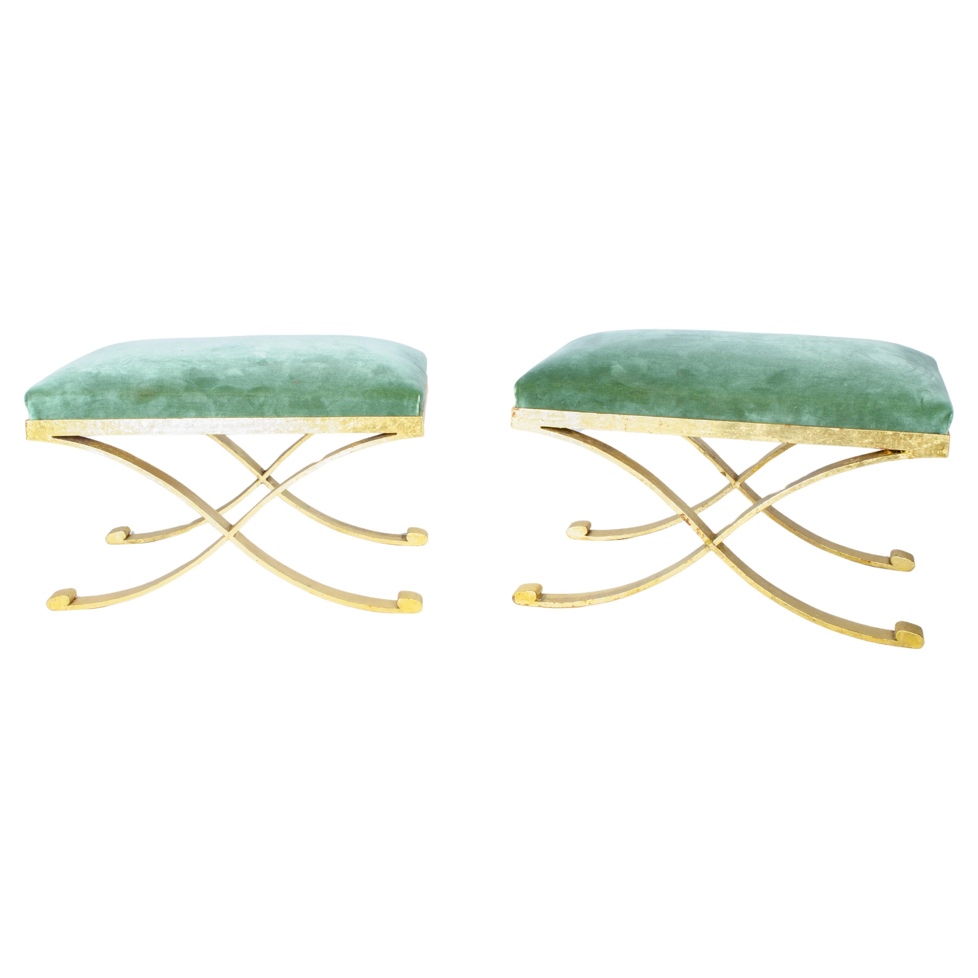 Pair of stools by Raymond Subes