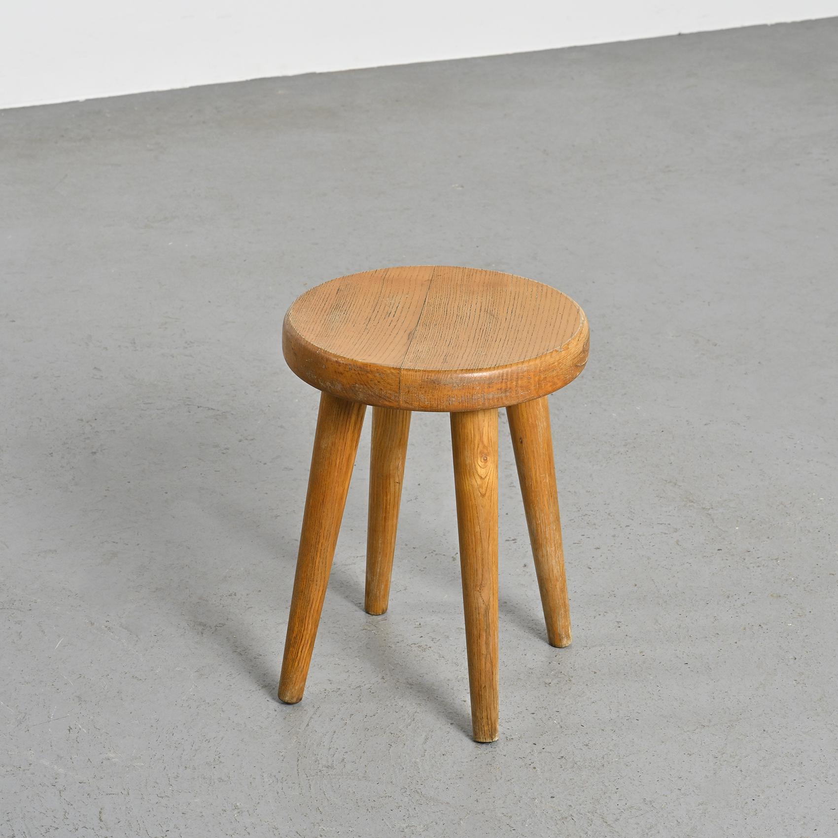 Pair of Stools by René Martin, Méribel circa 1965 3