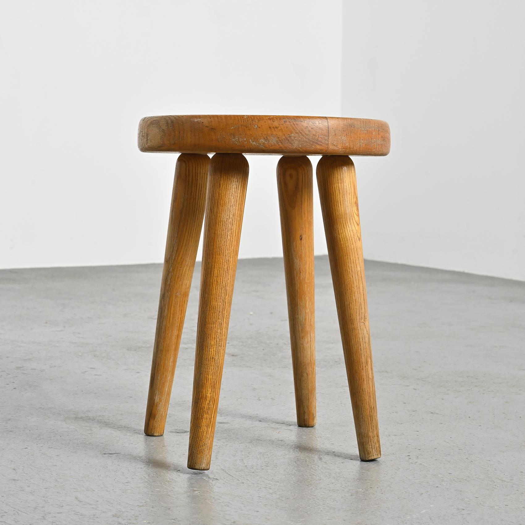 Pair of Stools by René Martin, Méribel circa 1965 4