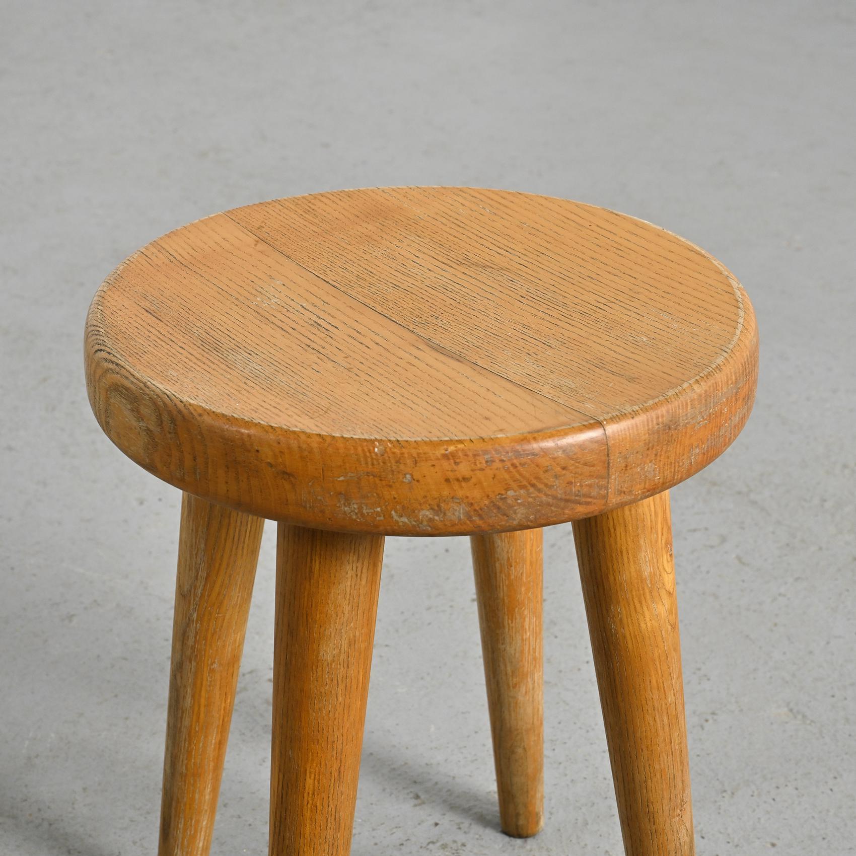 Pair of Stools by René Martin, Méribel circa 1965 5