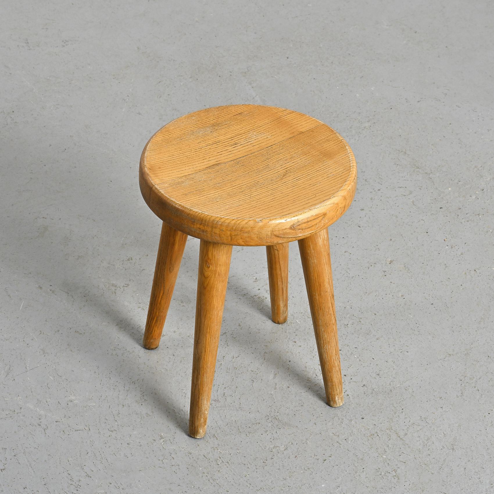 Pair of Stools by René Martin, Méribel circa 1965 6