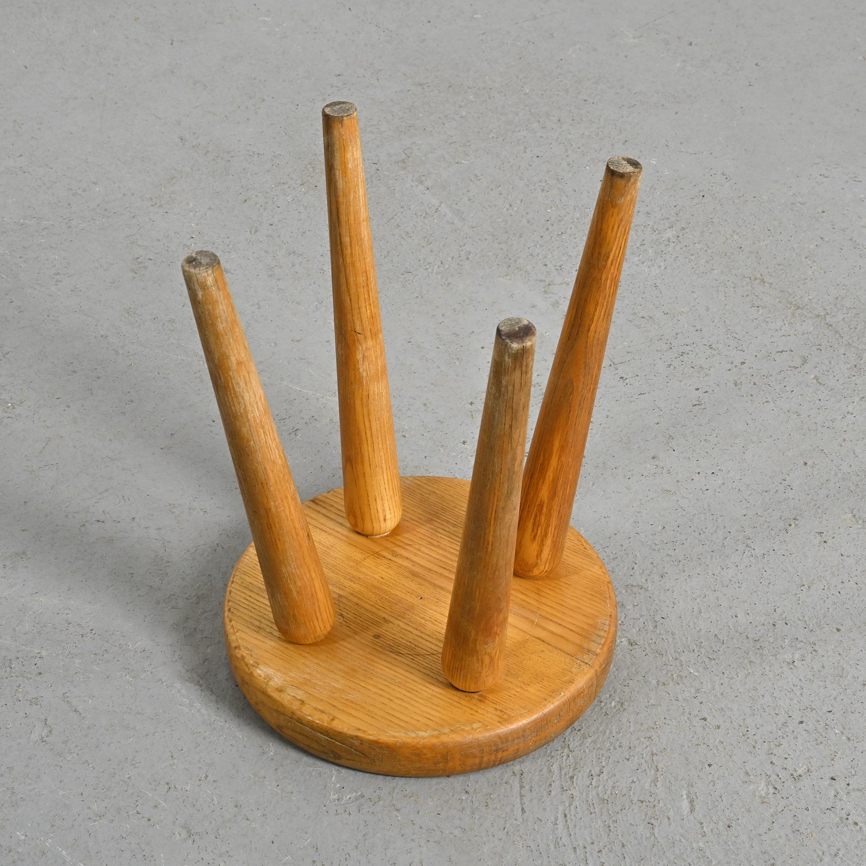 Pair of Stools by René Martin, Méribel circa 1965 7
