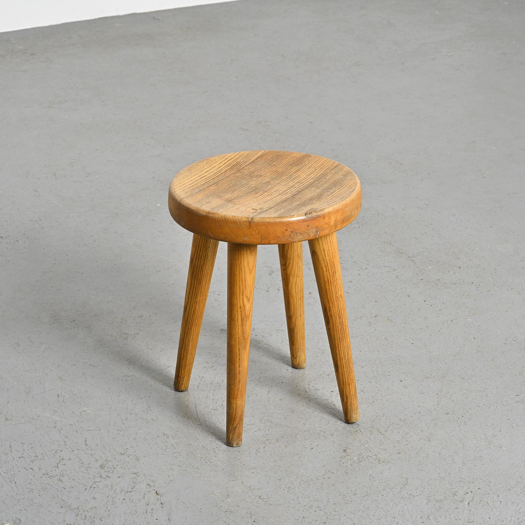 Pair of Stools by René Martin, Méribel circa 1965 8