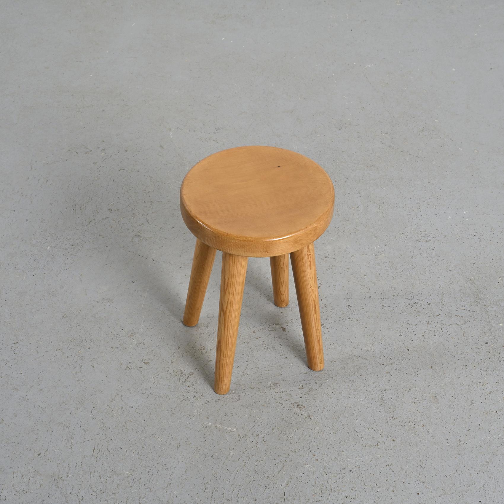 20th Century Pair of Stools by René Martin, Méribel circa 1965 For Sale