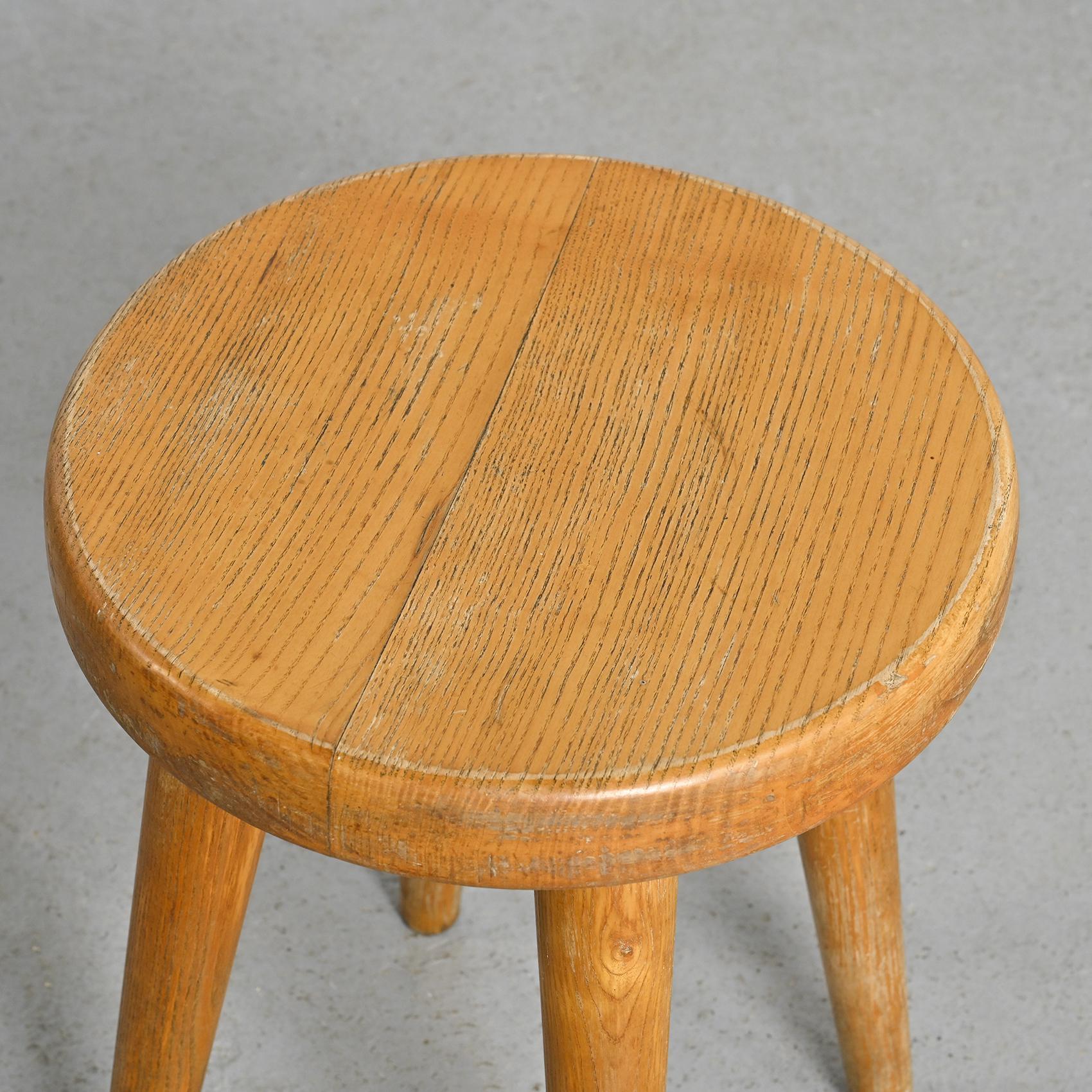 Pair of Stools by René Martin, Méribel circa 1965 1