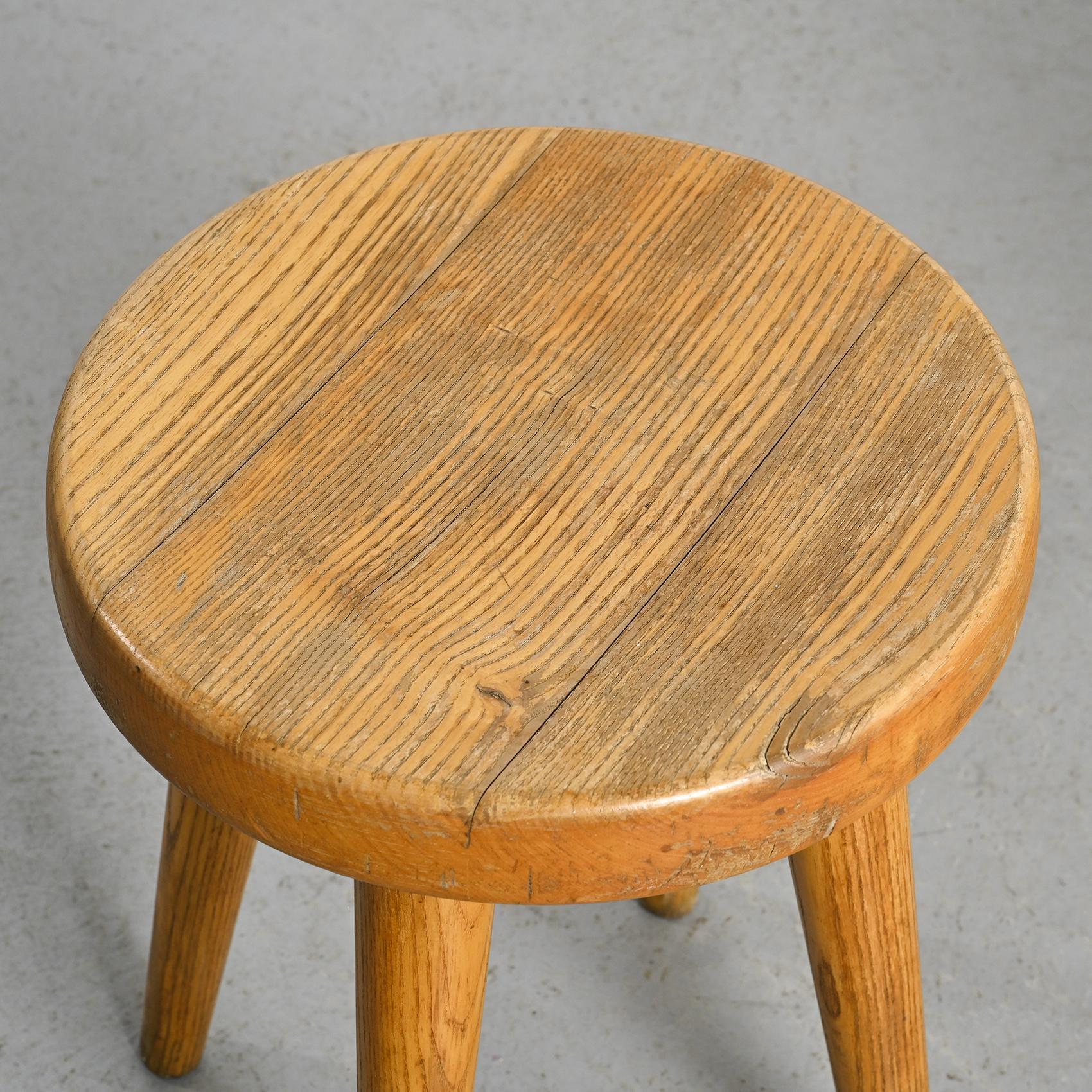 Pair of Stools by René Martin, Méribel circa 1965 2
