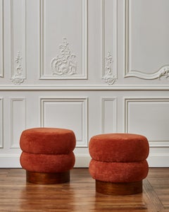 Paire de tabourets par Studio Glustin