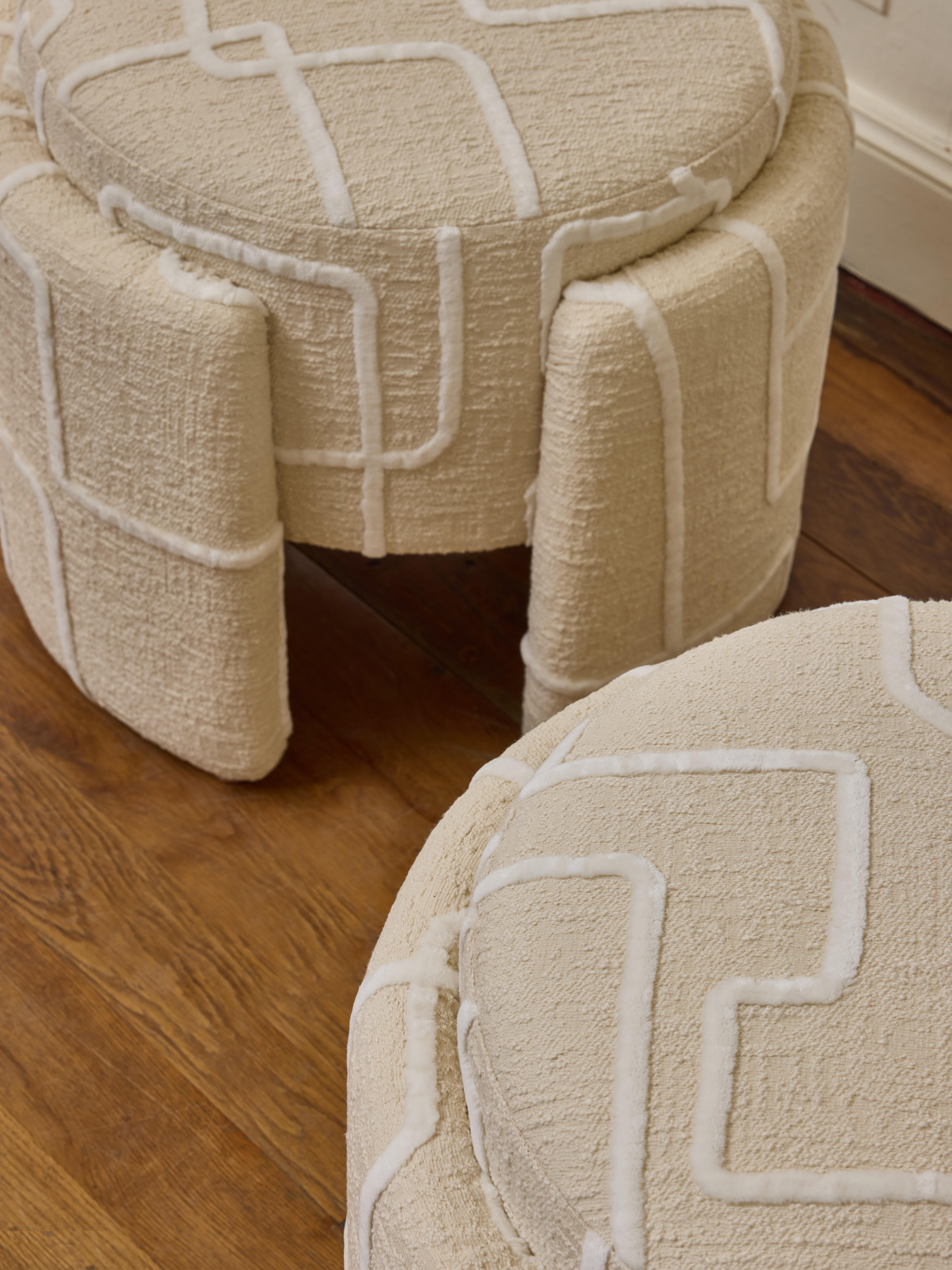 Contemporary Pair of stools by Studio Glustin For Sale