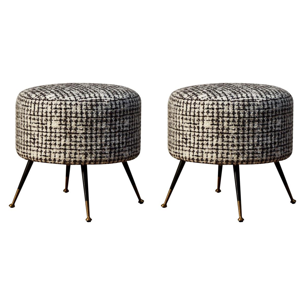 Pair of Stools by Studio Glustin For Sale