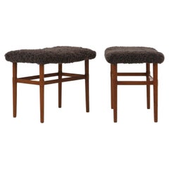 Retro Pair of stools by unknown maker