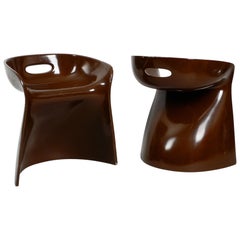 Pair of Stools by Winfried Staeb from the 1970s for Form + Life Collection