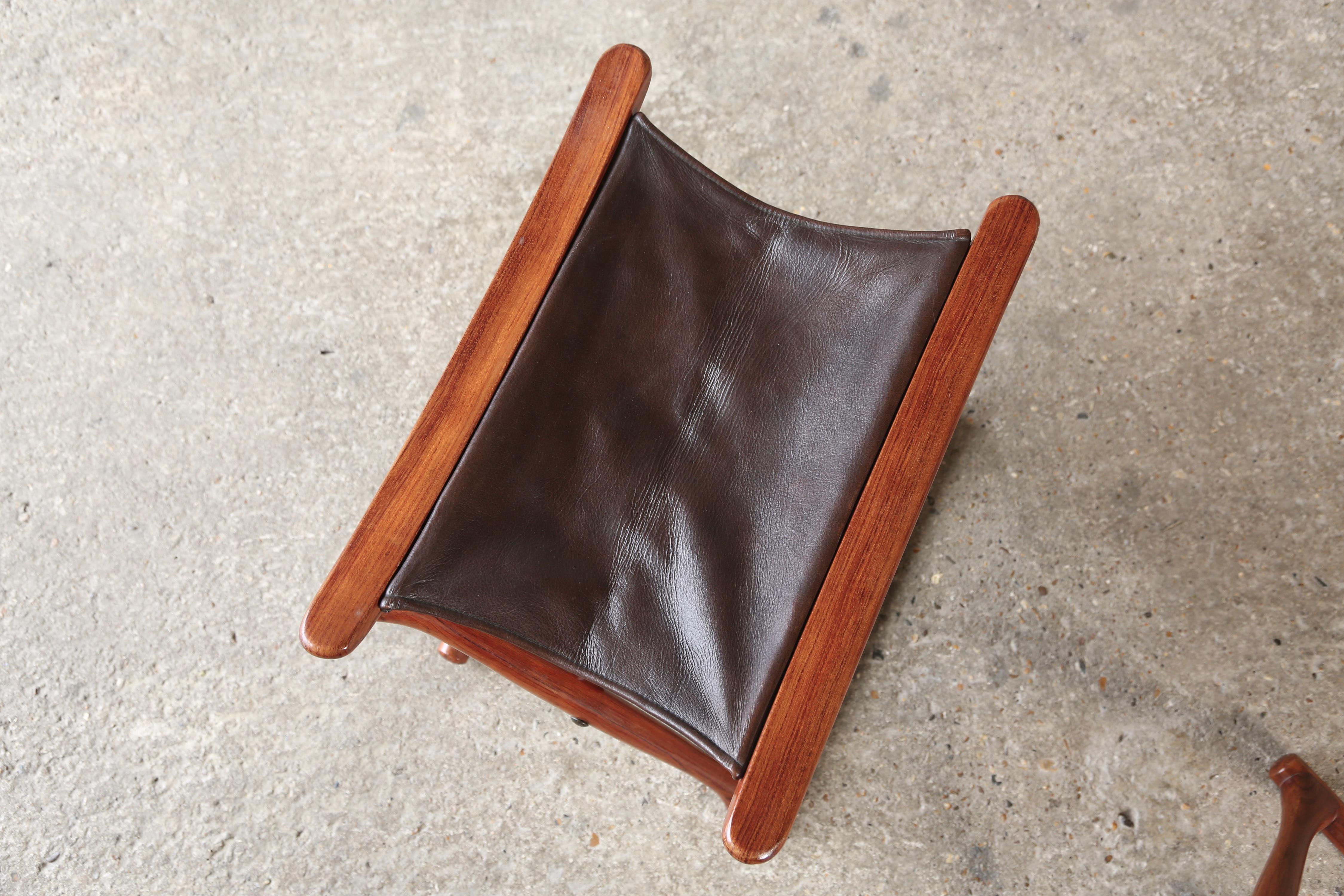 Pair of Stools, Denmark, 1960s/70s For Sale 6