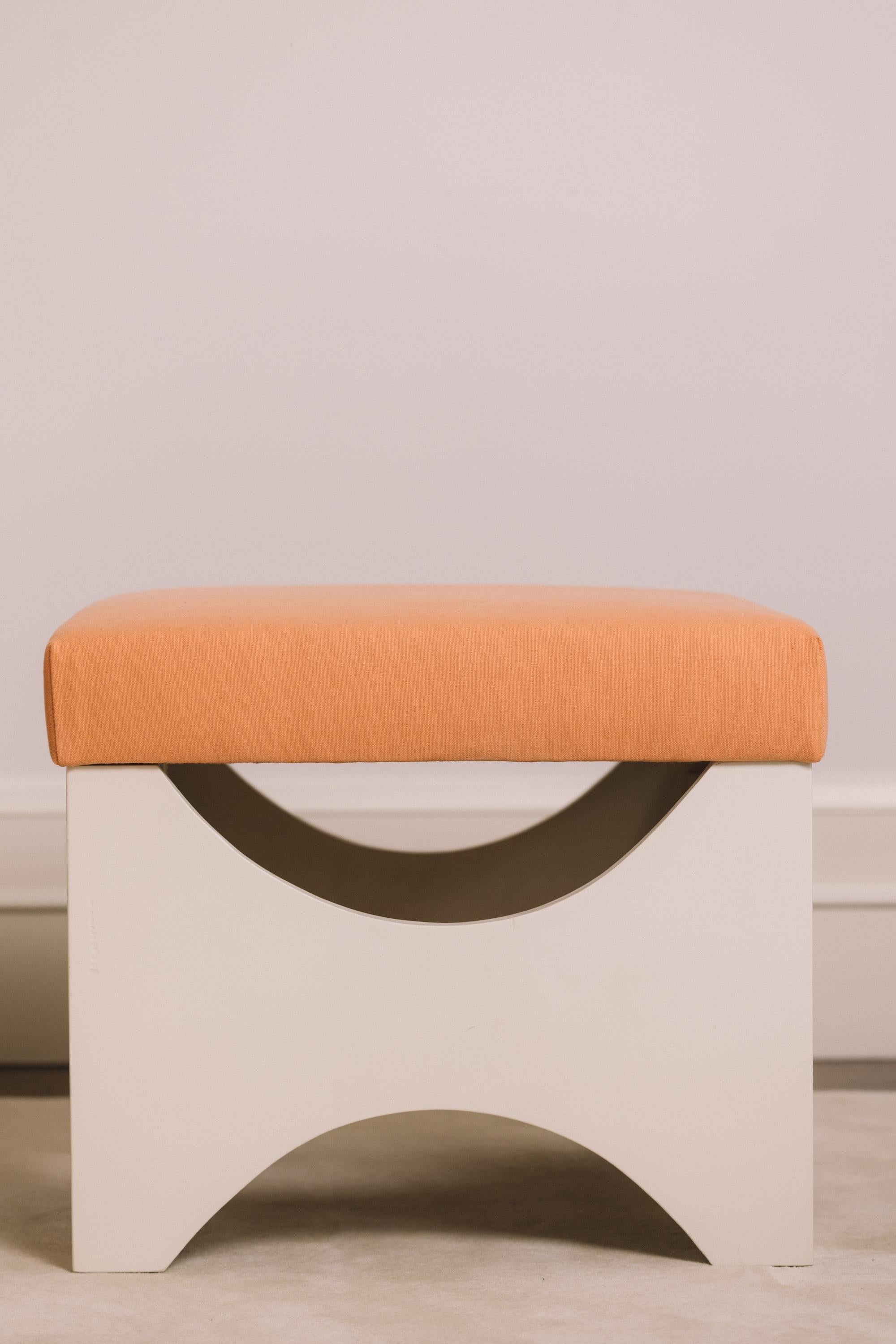Italian Pair of Stools, Ettore Sottsass, circa 1960s For Sale