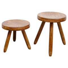 Pair of Stools in the Style of Charlotte Perriand