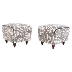 Pair of Stools, Italy Mid-20th Century