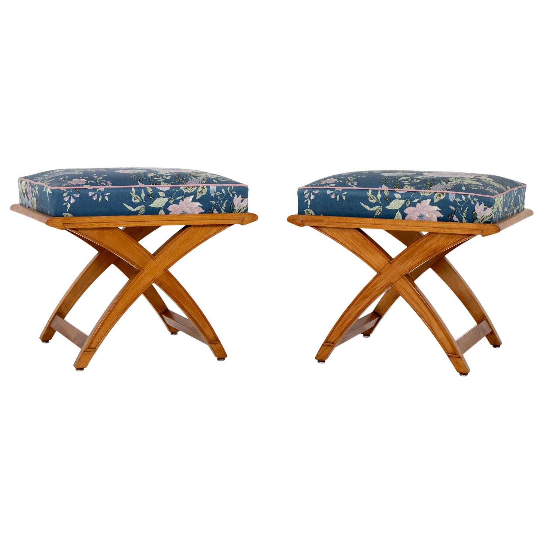 Pair of Stools, Mid-20th Century