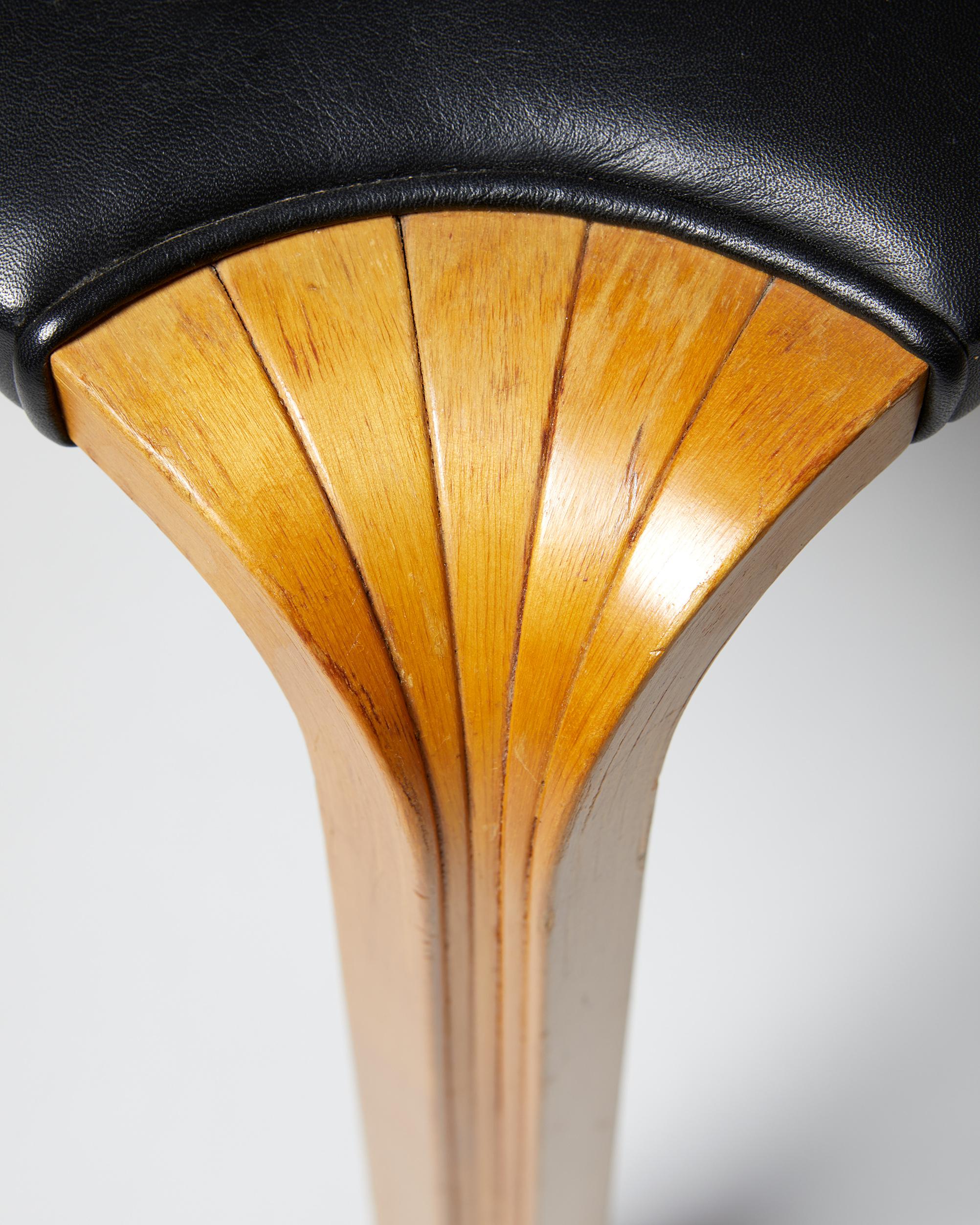 Pair of Stools, Model X602 Designed by Alvar Aalto, Finland, 1950’s In Good Condition In Stockholm, SE