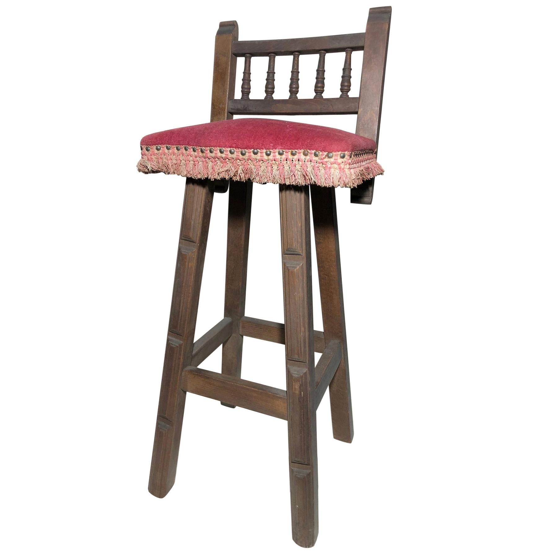 Pair of Stools Original 1960s in Beech