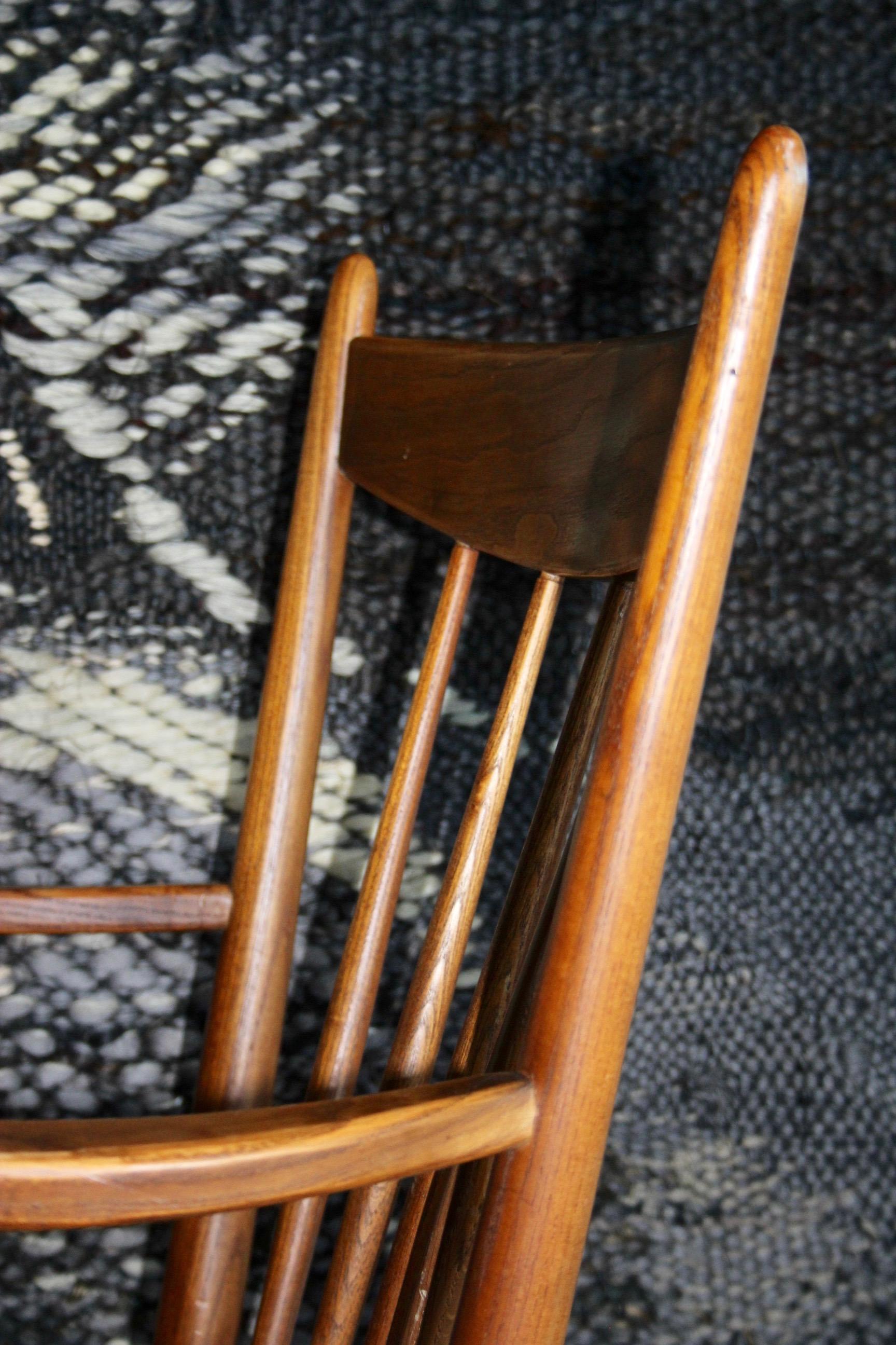 Paire de fauteuils en paille et bois  en vente 6