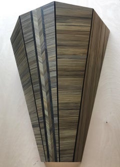 Paire d'appliques en marqueterie de paille, France