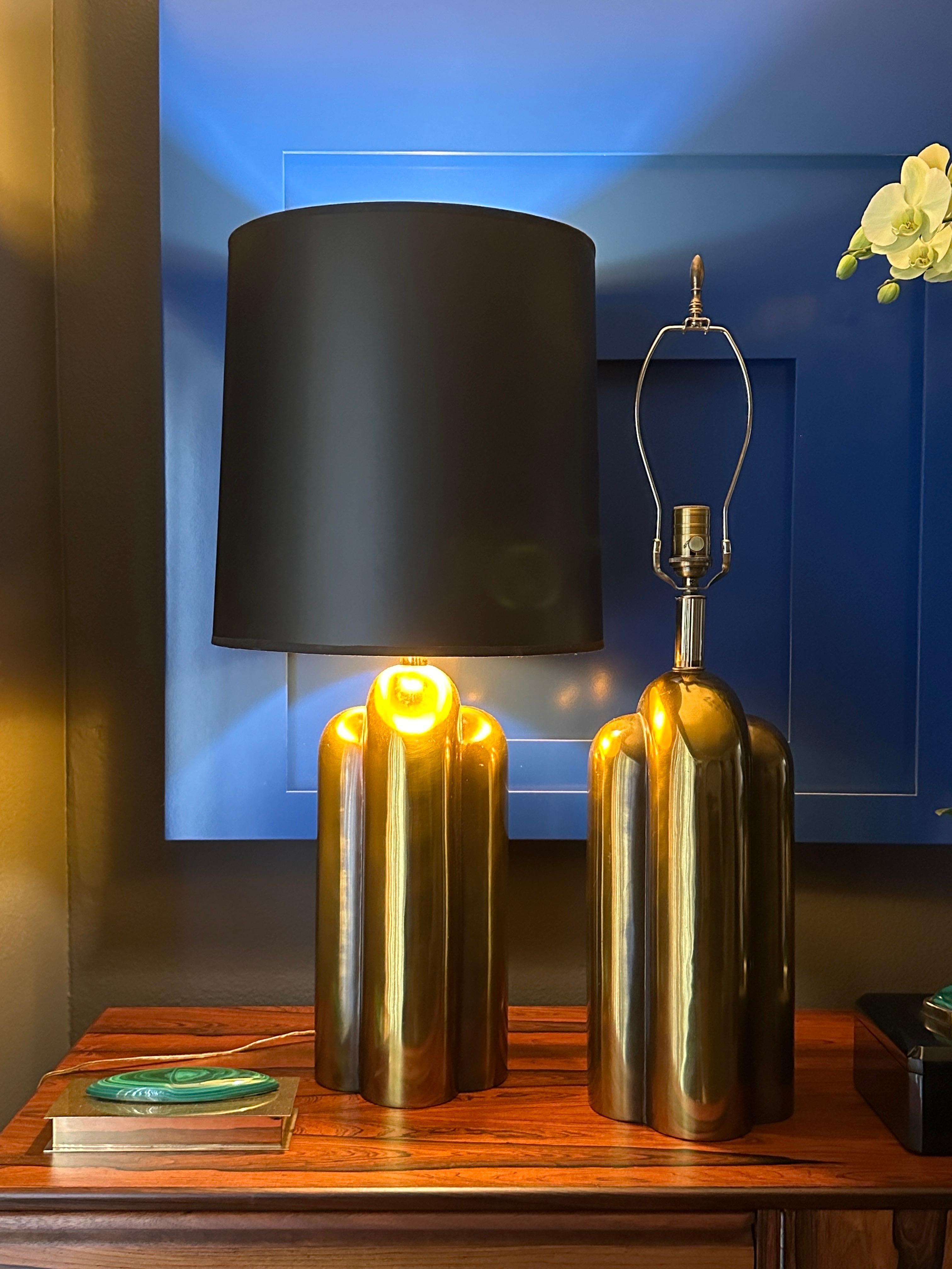 Coppia di lampade Streamline in stile Art Déco in vendita 4