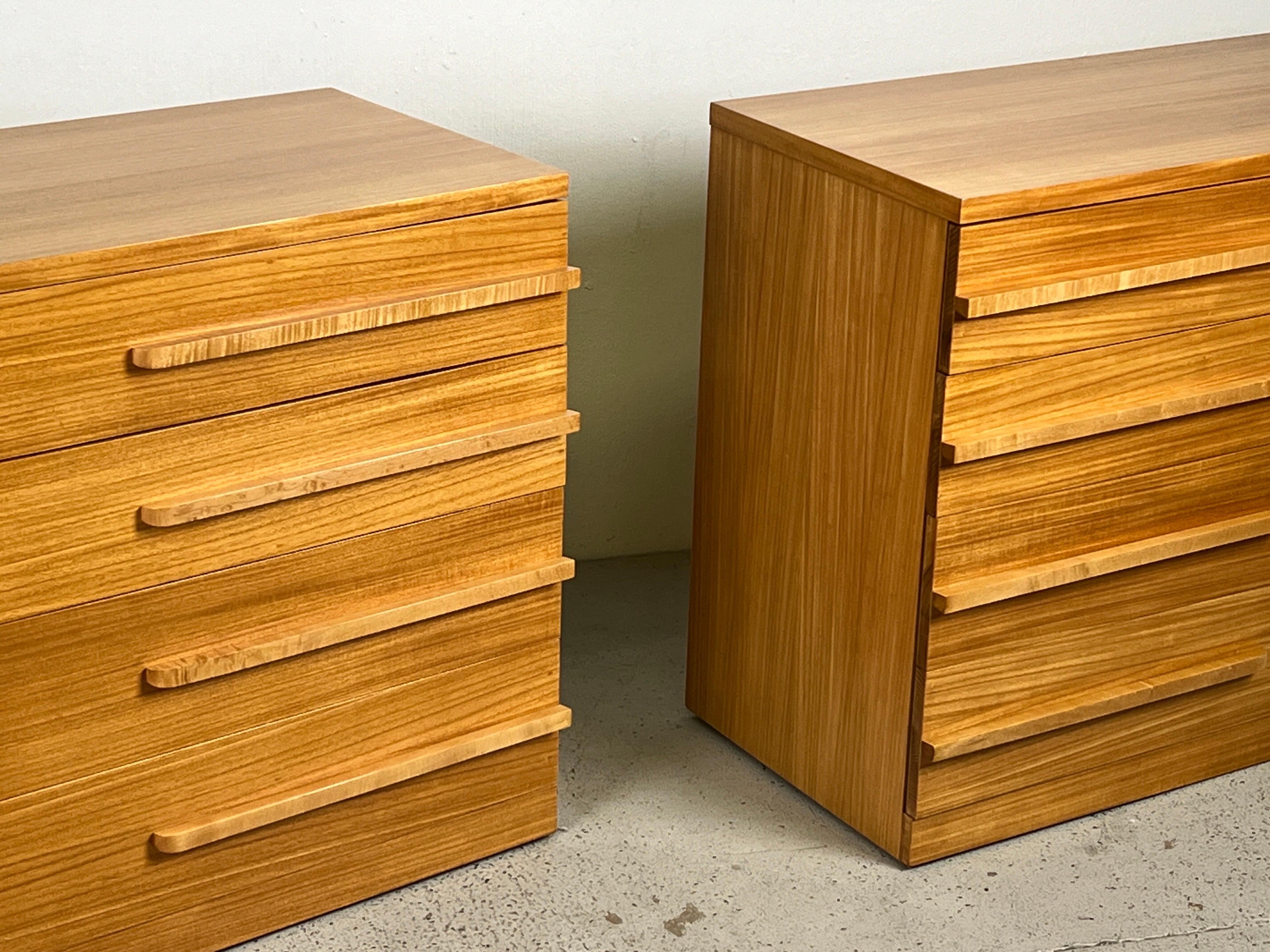 Pair of Streamline Dressers attributed to Donald Deskey  7