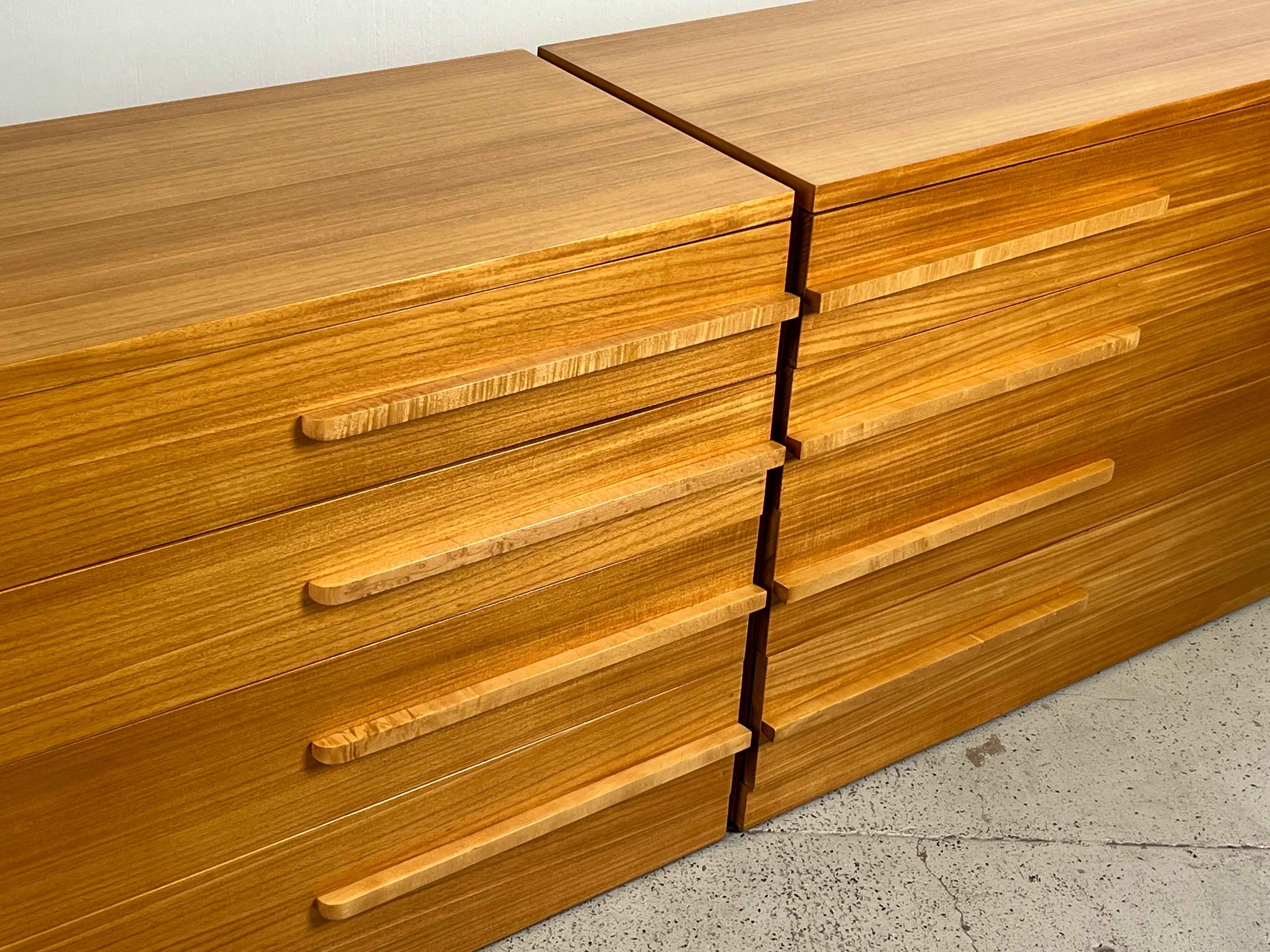 Pair of Streamline Dressers attributed to Donald Deskey 11