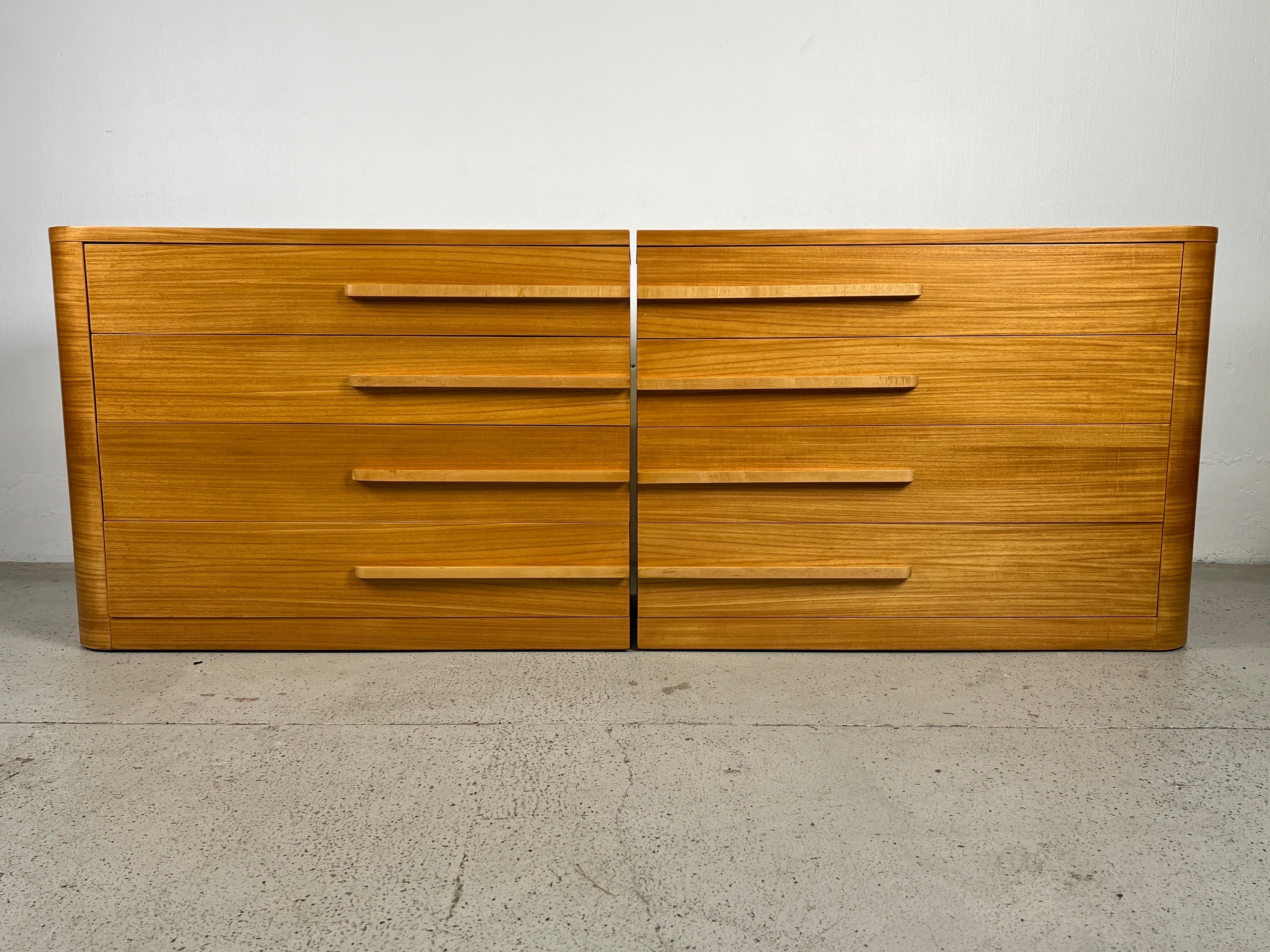 A pair of chests / nightstands attributed to Donald Deskey for Widdicomb.   