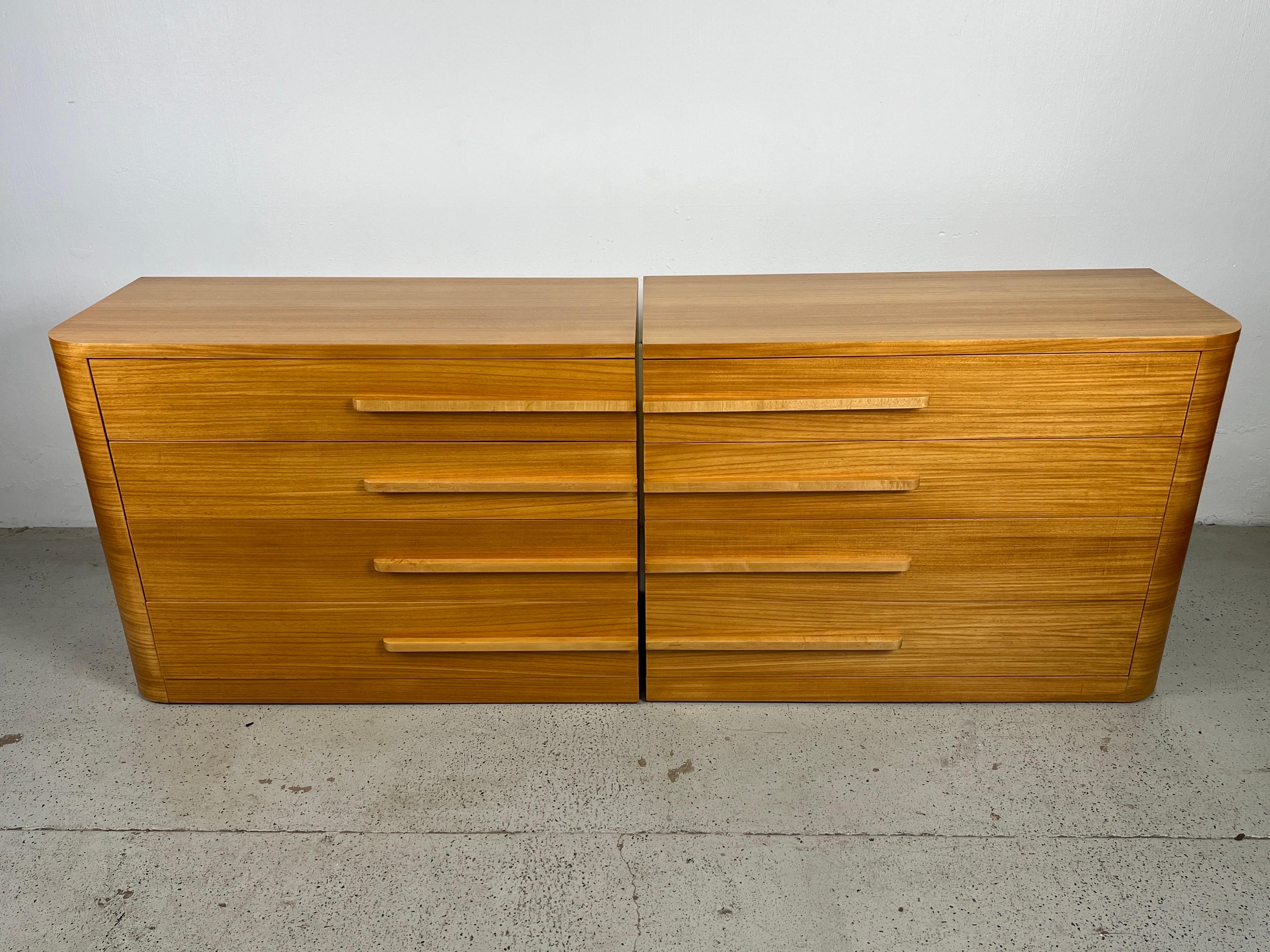 Pair of Streamline Dressers attributed to Donald Deskey  In Good Condition In Dallas, TX
