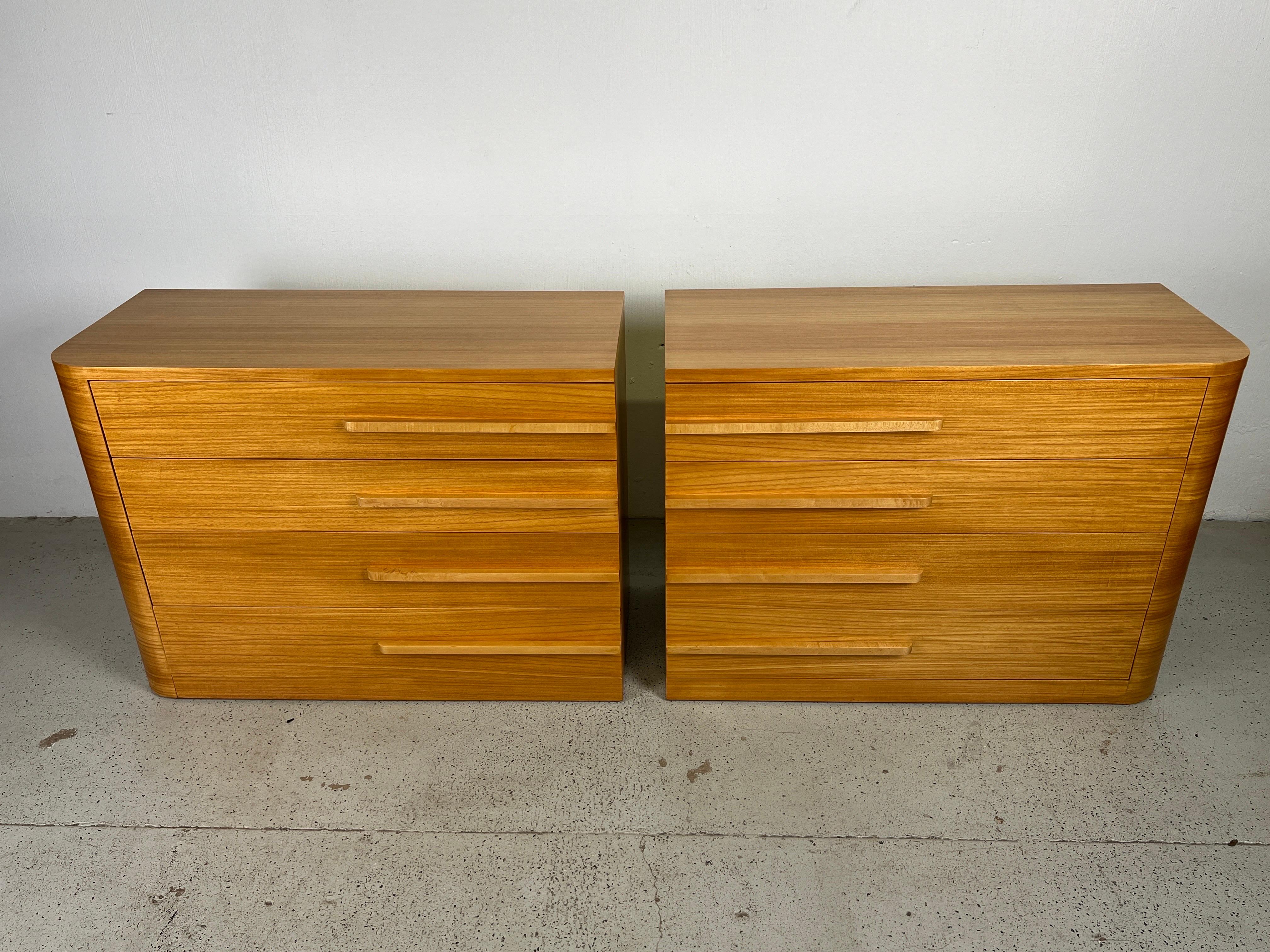 Mid-20th Century Pair of Streamline Dressers attributed to Donald Deskey