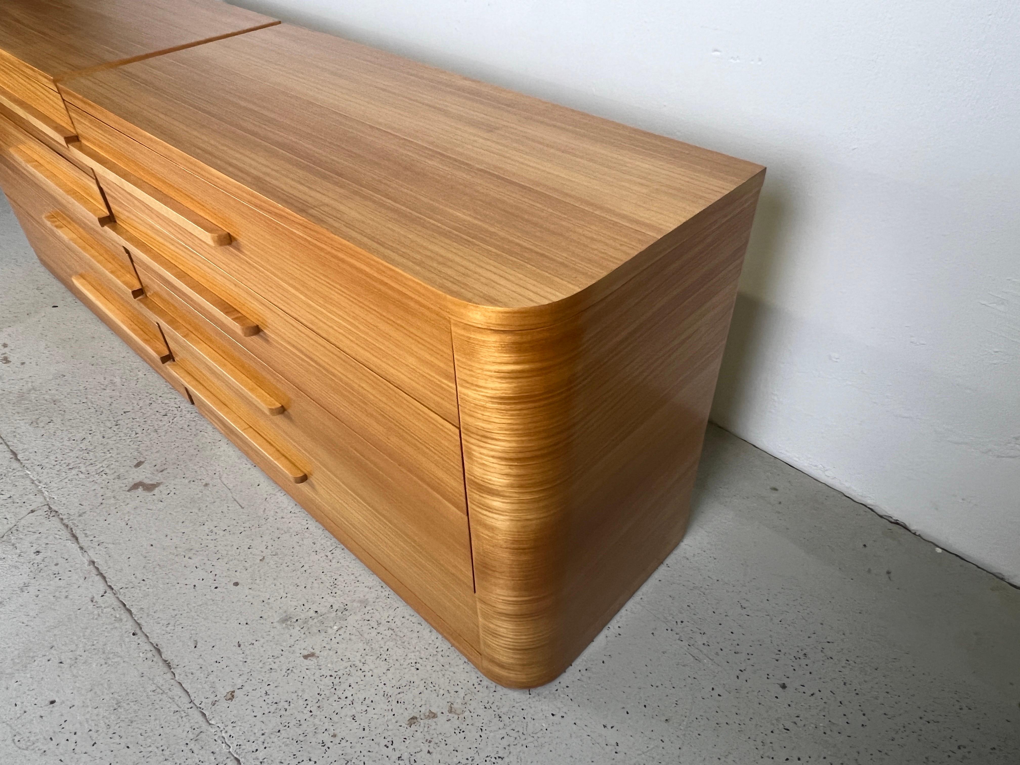 Pair of Streamline Dressers attributed to Donald Deskey  4