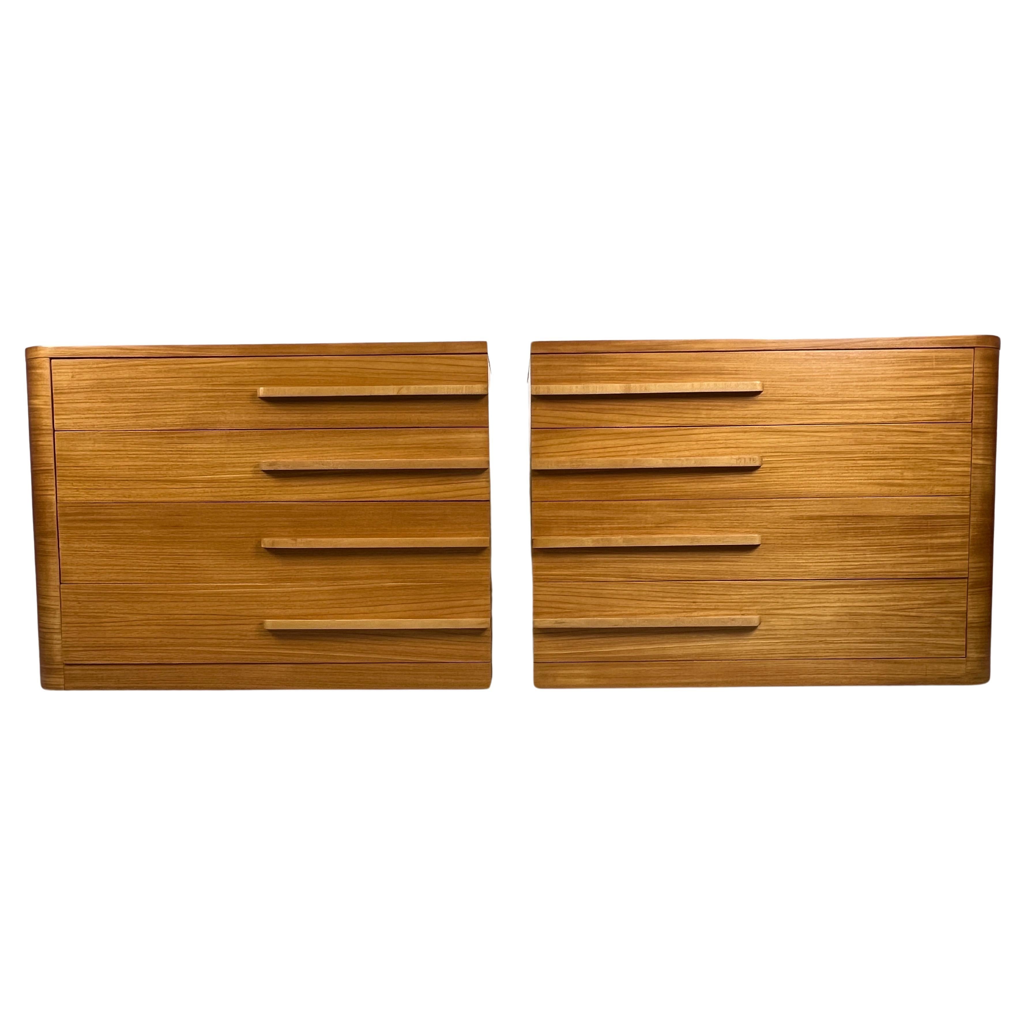 Pair of Streamline Dressers attributed to Donald Deskey 