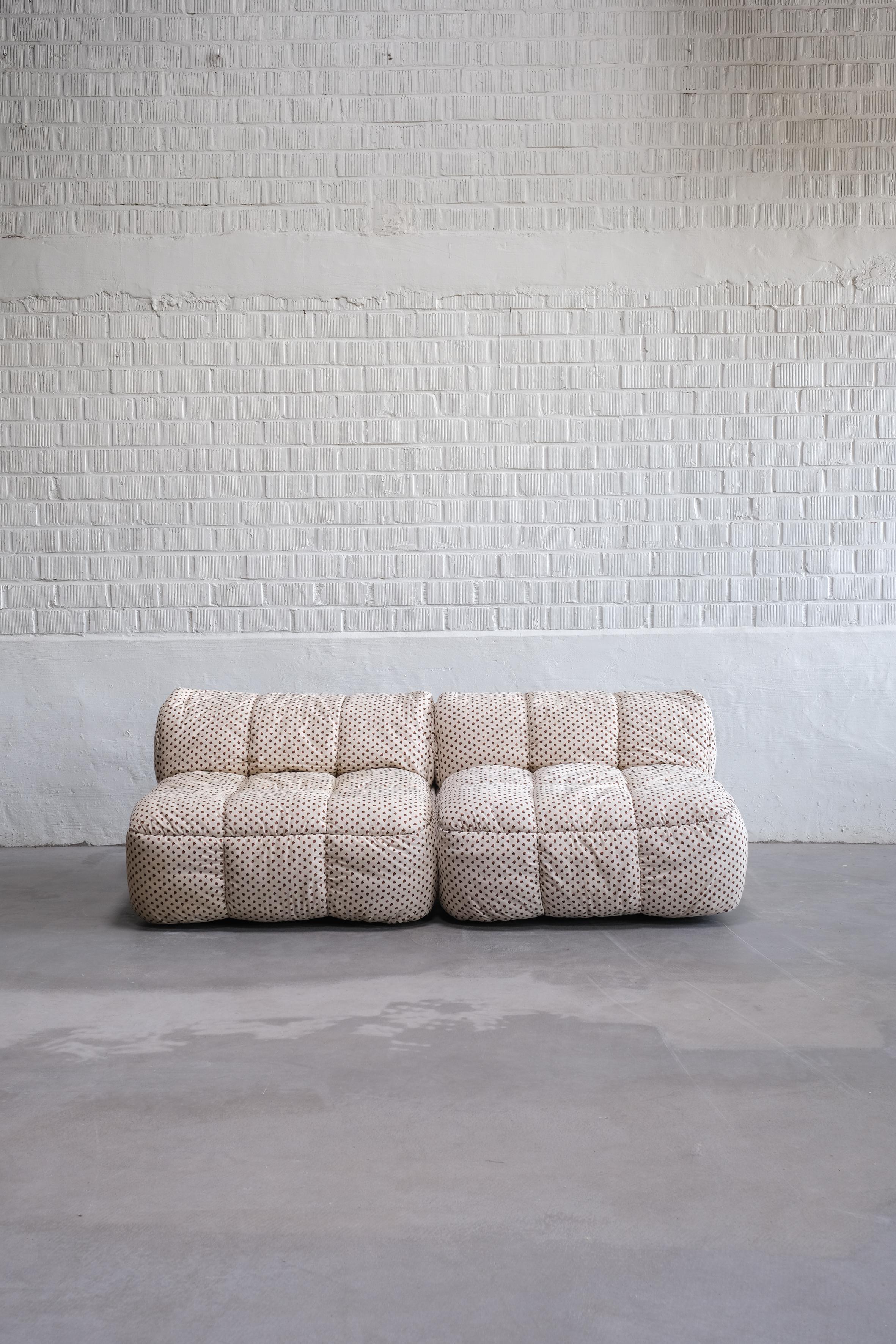 Pair of Strip Sofas by Cini Boeri for Arflex, 1970 3