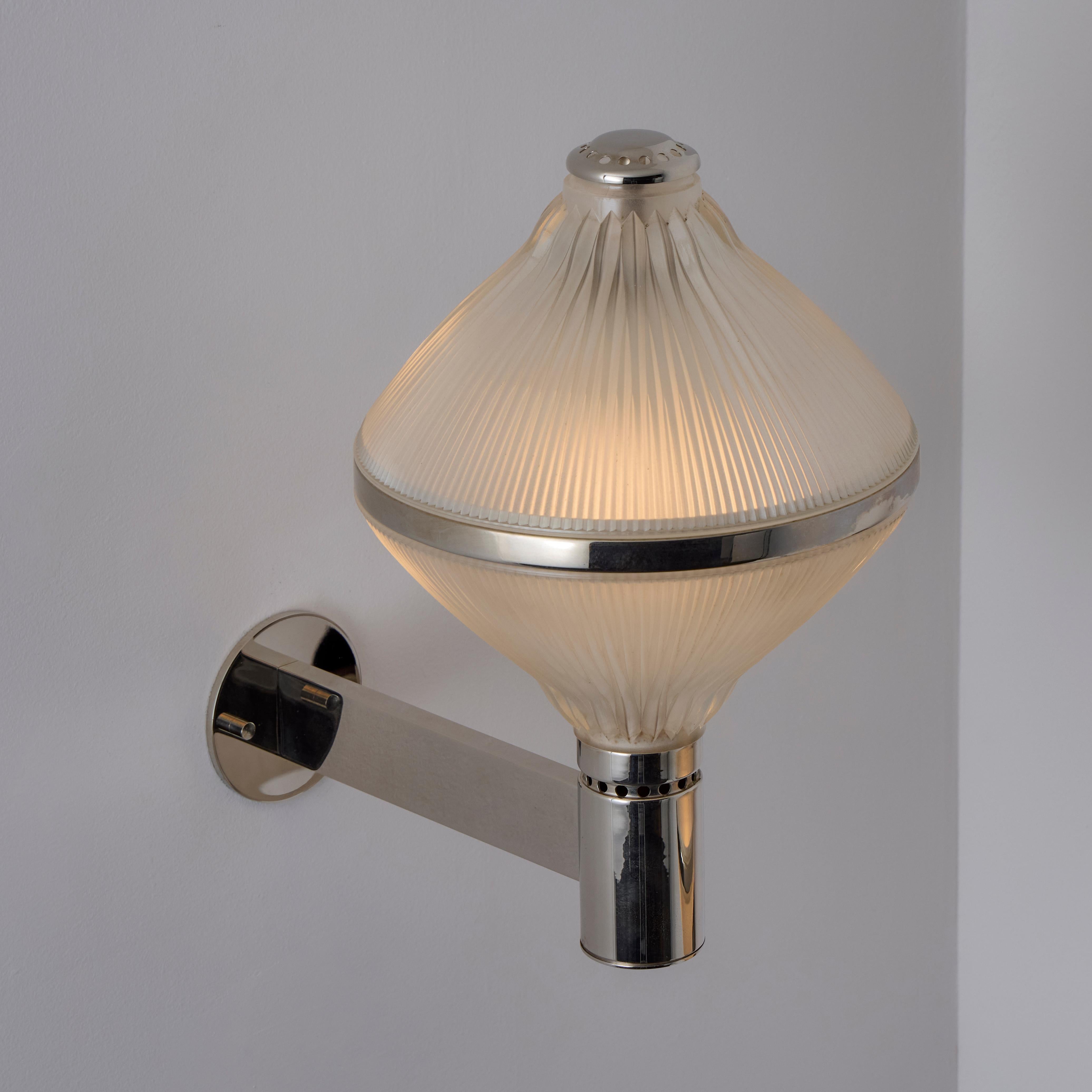 Glass Pair of Studio B.B.P.R. Sconces For Sale