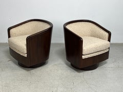 Pareja de sillas giratorias Studio Craft