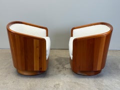 Pareja de sillas giratorias Studio Craft