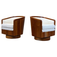 Pareja de sillas giratorias Studio Craft