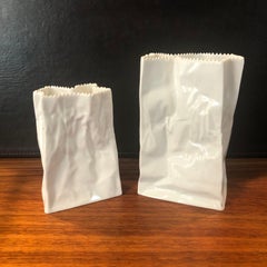 Pair of Studio Line "Bag" Vases by Tapio Wirkkala for Rosenthal
