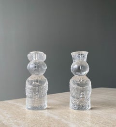 Paire de chandeliers Studio Line de Bjorn Wiinblad pour Rosenthal, années 1970