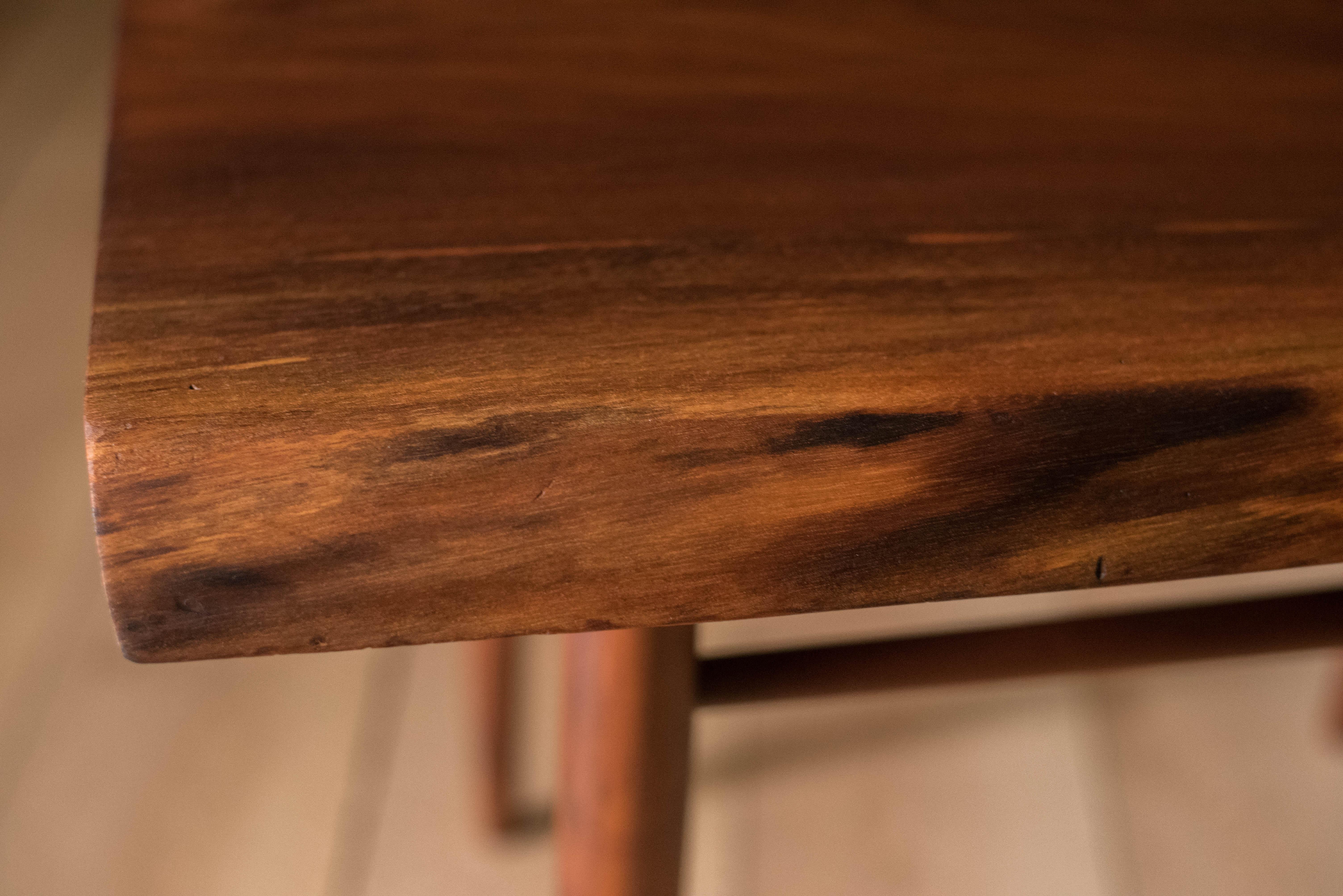 Pair of Studio Live Edge Solid Walnut End Tables by George Nakashima For Sale 6