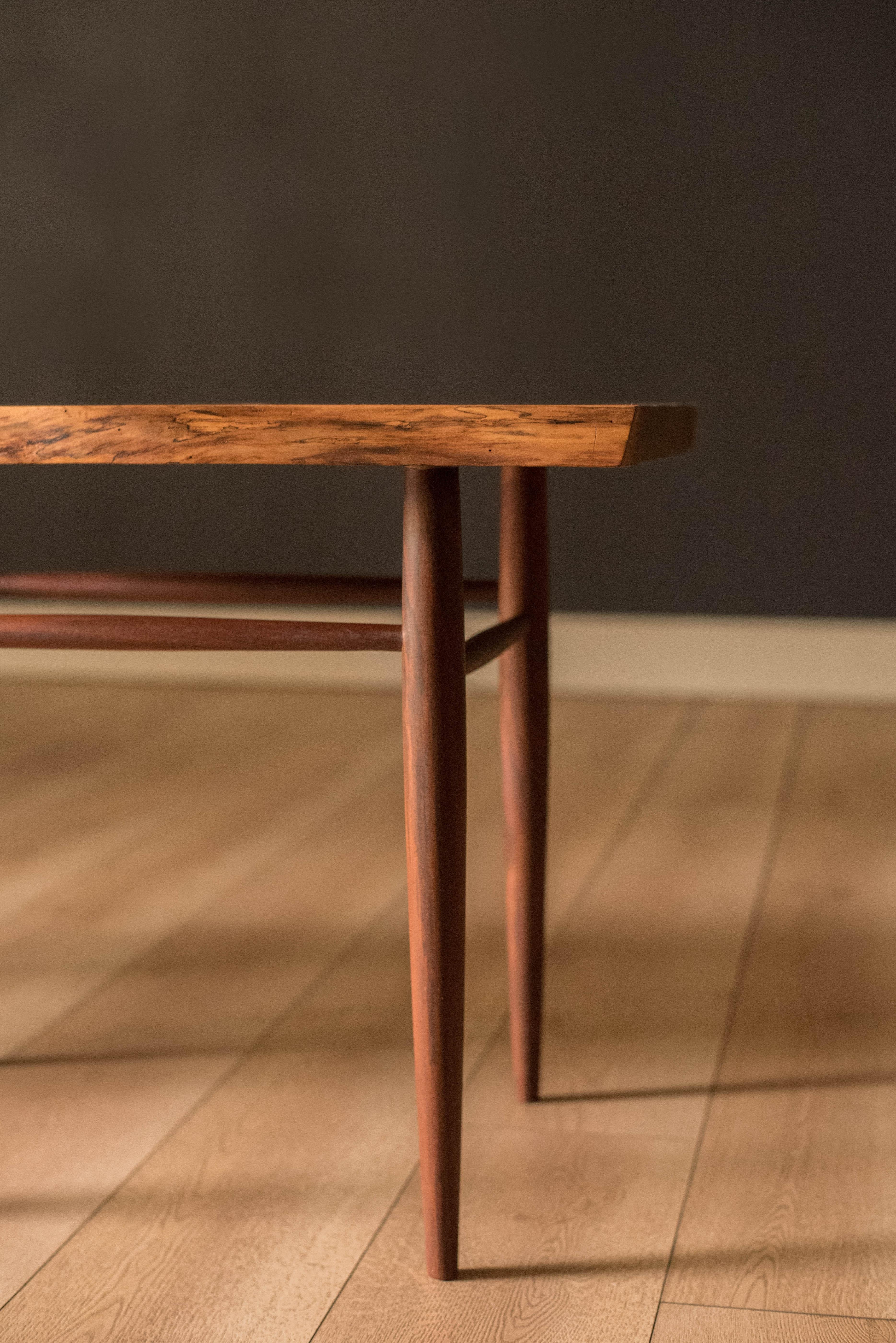 Pair of Studio Live Edge Solid Walnut End Tables by George Nakashima For Sale 2