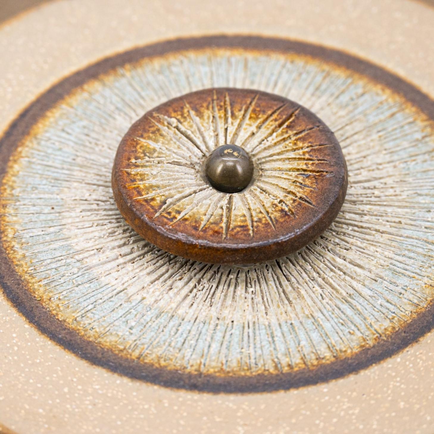 Danish Pair of Stunning Ceramic Wall Light, Denmark, 1970 (Copy) For Sale