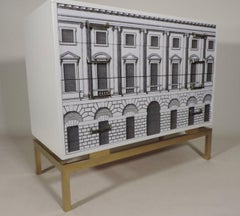 Modern Pair of Stunning Chests of Drawers with Palladian Style Facade, France