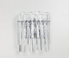 Pair of Stunning Crystal Rod Sconces by Kinkeldey, Germany, 1970s
