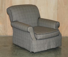 PAiR OF STUNNING EXTRA LARGE RALPH LAUREN ARMCHAIRS IN SCOTTISH TARTAN FABRIC