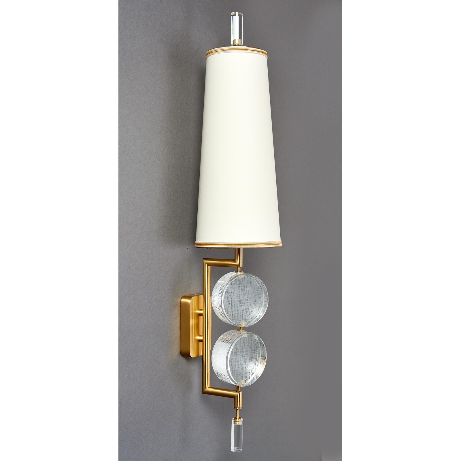 Pair of Stunning Glass Bottoni Sconces by Roberto Rida, 2018 3